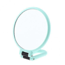 4x Foldable Handheld 2-Sided Makeup Mirror with Magnification & Hanger Hole