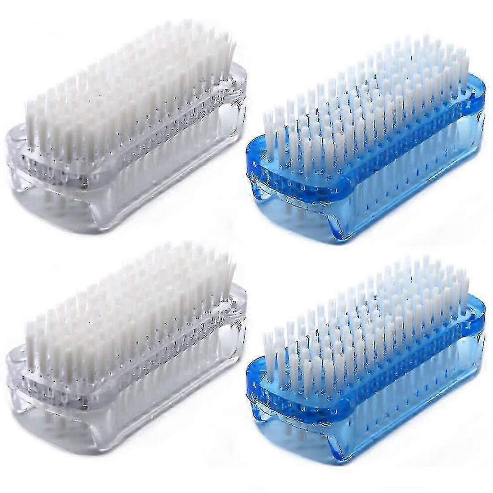 2023 Two-Sided Nail Brush, Soft & Stiff Bristles for Hand, Fingernail, Toe Cleaning