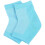 Multicolor Blue 1 Pair Gel Heel Crack Socks Half Cut Mesh Breathable Cotton 1