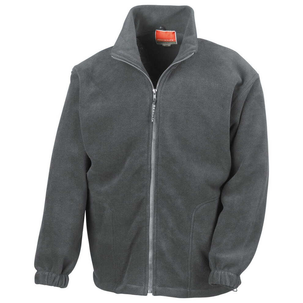 Result (M, Oxford ) Mens Polartherm Fleece Jacket Grey
