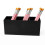 Black 20x7cm 3-Grid Brush Box Makeup Storage Organizer for Cosmetics Home 1