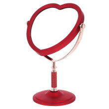 Miroir de coiffeuse style mariage en plastique 29,5 x 20,5 x 12,8 cm, reflet haute définition pour chambre à coucher