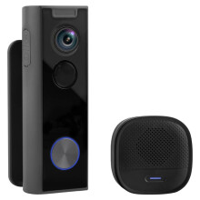 Draadloze Deurbelcamera, Videodeurbel met Bel, TweewegsAudio, Directe Melding, Persoonsdetectie, Nachtzicht, 2,4 GHz Wifi