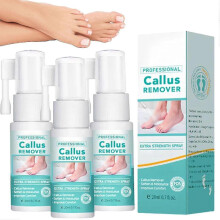 3 unidades de spray profesional para eliminar callos, tratamiento exfoliante instantáneo extra fuerte para los pies.