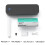 Portable A4 Thermal Printer Inkless for Office Photo PDF Document Memo Stencil Printing Black 9