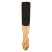 Lima exfoliante profesional para pies, color negro, 29x5,5x1cm, forma alargada, para uso en el baño.