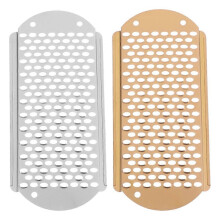 Lima para pies de acero inoxidable de 14x6,2x0,2 cm, colores surtidos, removedor de piel muerta (2 unidades)