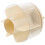 Beige 14x14x12cm Rotating Makeup Brush Holder, Waterproof Vanity Organizer 1