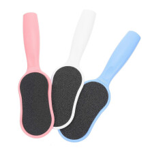 Juego de limas profesionales para pies, color rosa, 22,55 x 6 x 2 cm, herramienta exfoliante para pedicura, 3 piezas.