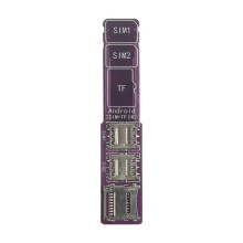 Placa de Prueba Dual SIM + TF Ranura para Tarjeta Externa, Sin Reinicio, Cambio Rápido, Lectura de Tarjeta, Conmutación de Tres Tarjetas C