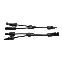 Y-Type Pv Solar Connector 1in 2out with Wire 1000v 30a Ip67 Dust-Proof Water-Resistant for Battery Pack Solar Panel