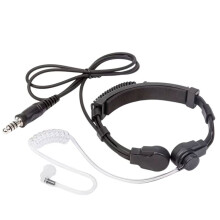 Micrófono Telescópico con Vibración de Garganta U94, Cable PTT + Micrófono de Diadema de 7,1 mm para Walkie-Talkie HYT BD500 BD505