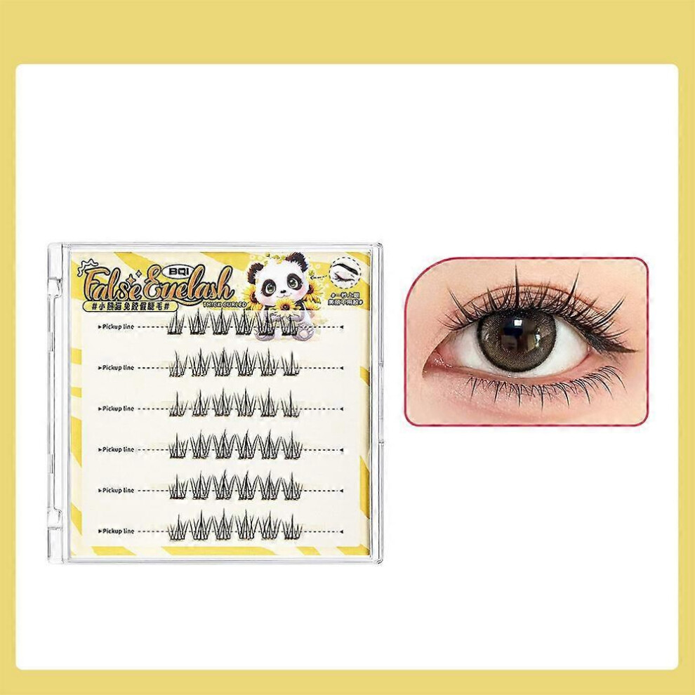 Self-Adhesive False Eyelashes Set Lash Extension Kit, No Glue Needed