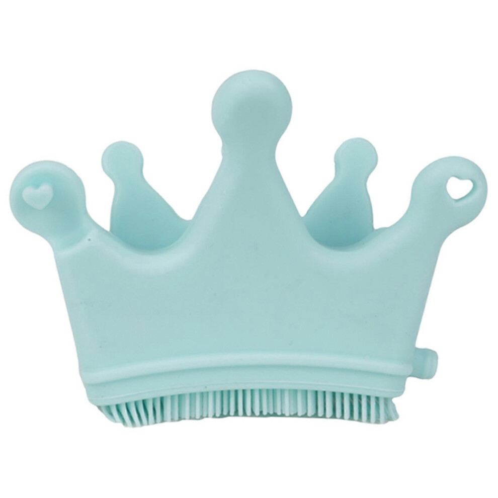 Blue 2-Pack Silicone Nail Brush & Separator Holder, Multifunctional Cleaner