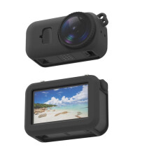Silicone Case for Osmo with Lens Cap Dirt-Proof Protective Case for Osmo Action Camera
