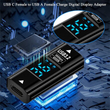 10 Gbps USB C Naar USB A Vrouwelijke Adapter QC36W USB3.2-Koppeling voor Efficiënte Stroomuitvoer en Gegevensoverdracht met B