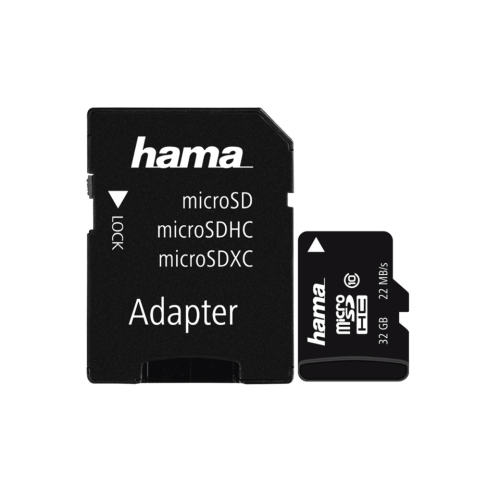 Hama Hama 32GB microSDHC Memory Card with SD Adapter