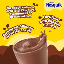 Nesquik Chocolate Flavoured Milkshake Powder with Vitamin C D 1kg Tub