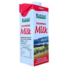 Lakeland Dairies Long Life Skimmed Milk 1L Pack of 12 Cartons