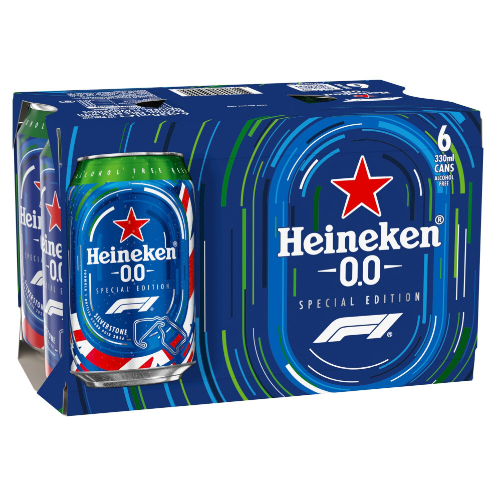 Heineken 00 Alcohol Free Beer Cans 6X330 Ml