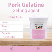 MrP Ingredients Pork Gelatine 1Kg 250 Bloom Powder Stabiliser Gelling