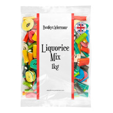 Liquorice Sweets 1KG Retro Assorted Sweets 1 Kilo Bulk Bag Pick and