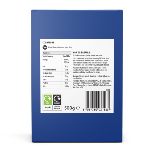 by Amazon Cornflour, 500g 1