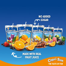 CapriSun Zero Jungle Kids Juice Drink 8 x 200ml No Added Sugar Made w