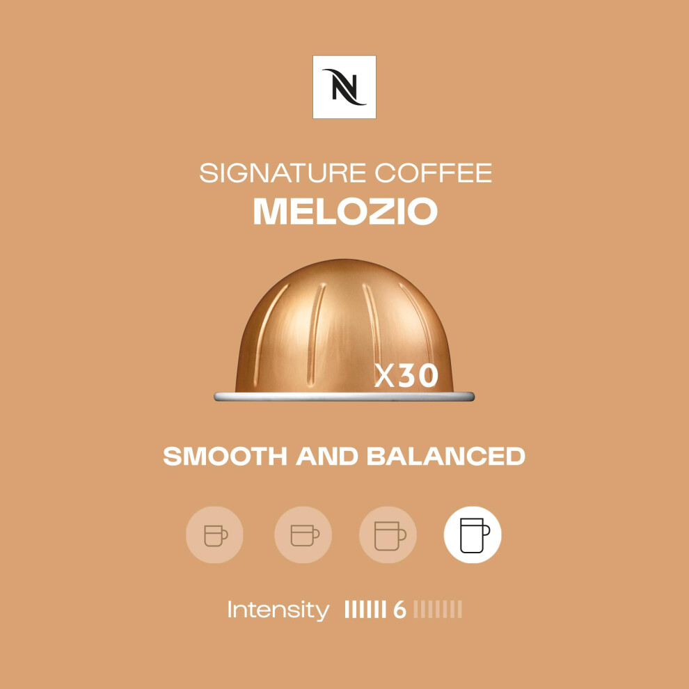 Nespresso Vertuo Coffee Pods Pack Of 60 Melozio Capsules For