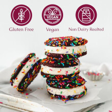 Rulop Dairy Free Rainbow sprinkles 1kg Colourful Sugar Strands That Ar