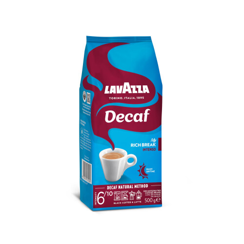 Lavazza Lavazza Decaf My Rich Break Intenso Decaffeinated Coffee Beans for Esp