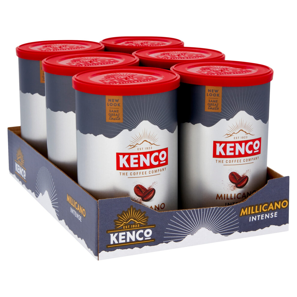 Kenco Millicano Intense Instant Coffee 95G Pack Of 6 Tins Total 570G