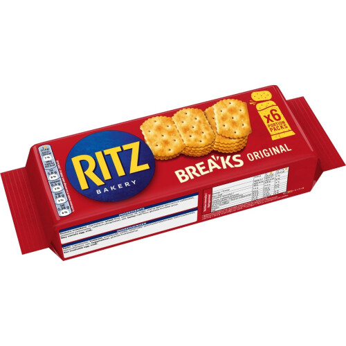 Ritz Breaks Original Crackers, Classic Crisp Savoury Crackers Perfect 1