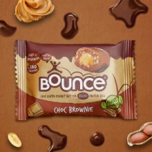 Bounce Chocolate Brownie Vegan Protein Balls Chocolate Coated Peanut