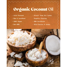 NaturaleBio Organic Premium Coconut Oil 1 Litre Raw Cold Pressed Virgi