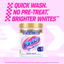 Vanish Gold Crystal White Stain Remover Powder 19kg Oxi Action for Qui