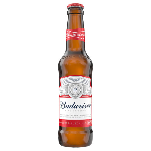 Budweiser Lager Beer Bottle, 24 x 330ml 1