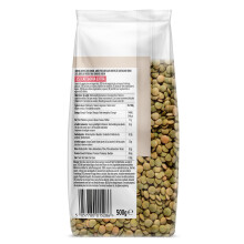 by Amazon Green Lentils 500g Pack of 4