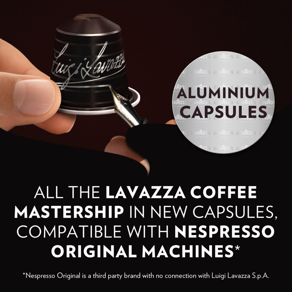 Lavazza Espresso Maestro Intenso 100 Aluminium Capsules Compatible Wit