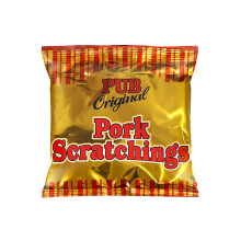 Pub Original Salted Pork Scratchings High Protein Snacks Low Carb K