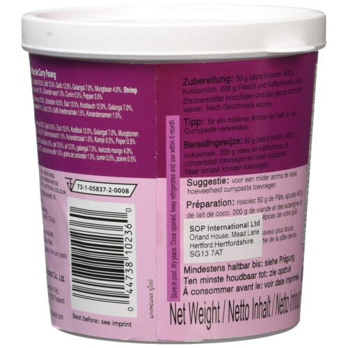 Mae Ploy Panang Curry Paste 400g 1