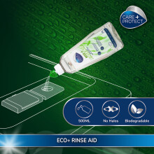 CARE PROTECT ECO Rinse Aid for All Dishwashers Hypoallergenic Facilit