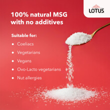 Lotus MSG Flavour Enhancer 500g – Monosodium Glutamate Umami Seasoning