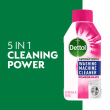 Dettol Antibacterial Washing Machine Cleaner Pomegranate Multipack of