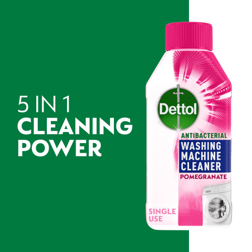Dettol Dettol Antibacterial Washing Machine Cleaner Pomegranate Multipack of