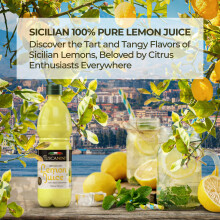 Tuscanini 100 Sicilian Lemon Juice Not from Concentrate 500ml Pack of