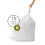 simplehuman CW0253 code R Custom Fit Bin Liner, White Plastic 2