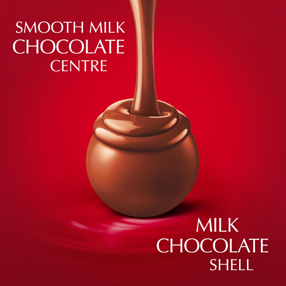 Lindt Lindor Milk Chocolate Truffles – 1Kg Bag Approx 80 Balls – Smoot