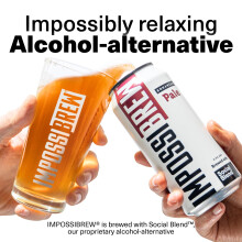 IMPOSSIBREW Enhanced Hazy Pale Blend of Nootropics Botanical Ingredi