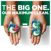 Ariel The Big One PODS Washing Liquid Laundry Detergent Capsules 2 x